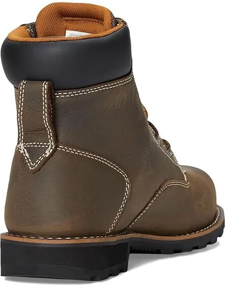 Carhartt Frontier 6 Water Resistant Steel Toe Boot Cowboy Women's Boots Mossy Brown : 10 B - Medium, Leather - Image 4
