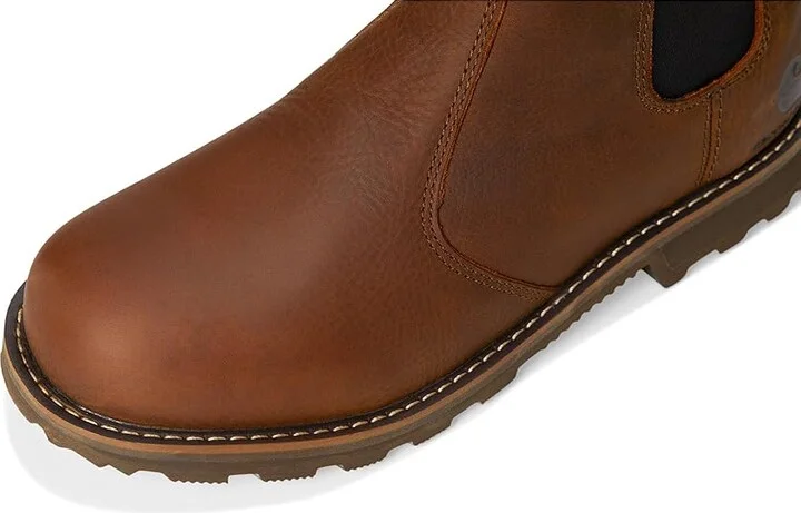 Carhartt Frontier Water Resistant Chelsea Cowboy Women's Boots Brown : 9 B - Medium, Leather - Image 2
