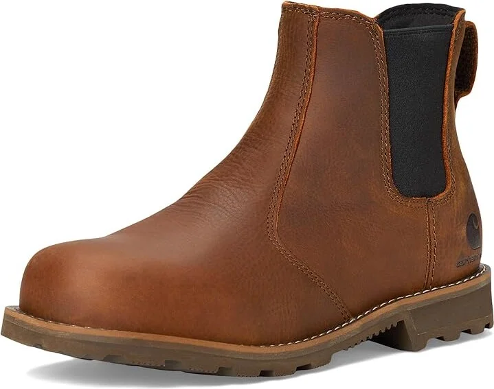 Carhartt Frontier Water Resistant Chelsea Cowboy Women's Boots Brown : 9 B - Medium, Leather - Image 5