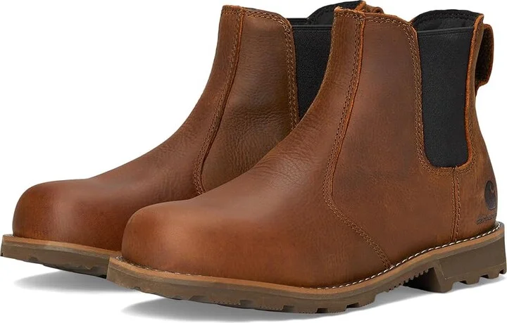 Carhartt Frontier Water Resistant Chelsea Cowboy Women's Boots Brown : 9 B - Medium, Leather