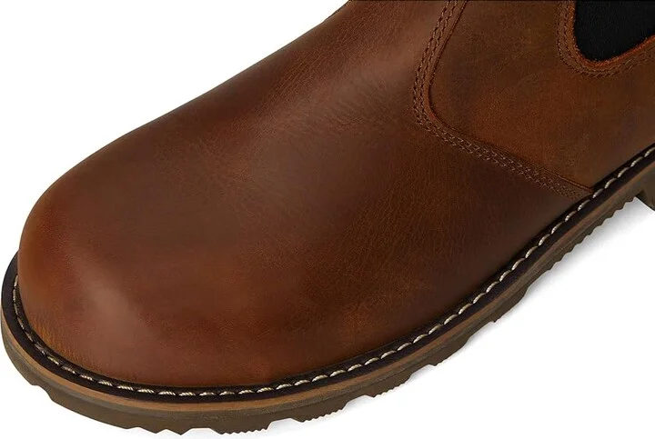 Carhartt Frontier Water Resistant Steel Toe Chelsea Cowboy Boots Brown : 11 D - Medium, Leather - Image 2
