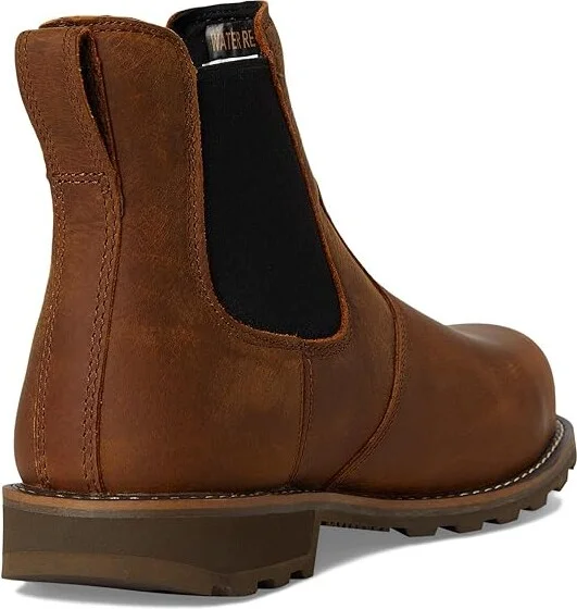 Carhartt Frontier Water Resistant Steel Toe Chelsea Cowboy Boots Brown : 11 D - Medium, Leather - Image 4