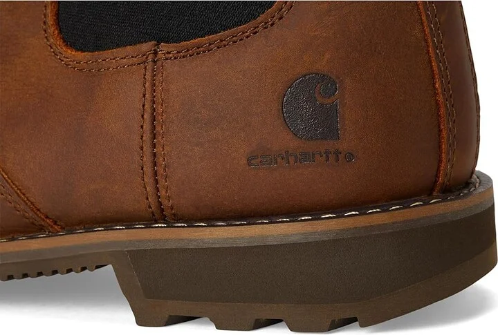 Carhartt Frontier Water Resistant Steel Toe Chelsea Cowboy Boots Brown : 11 D - Medium, Leather - Image 7