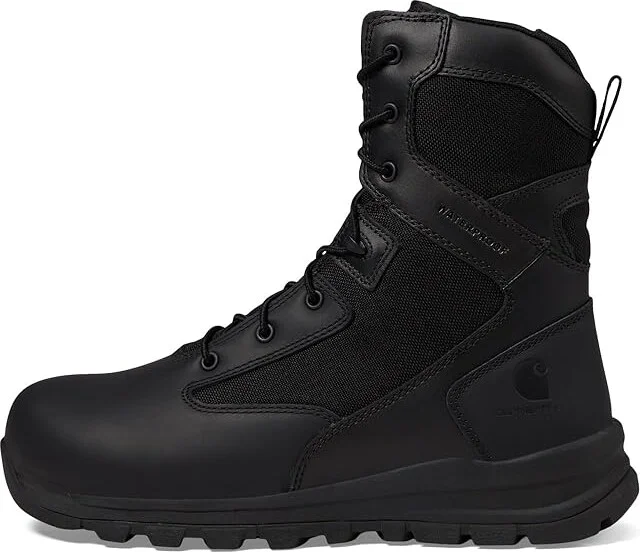 Carhartt Gilmore WP 8 Side Zip Nano Toe Boot Men's Boots Black : 7 D - Medium, Leather - Image 6