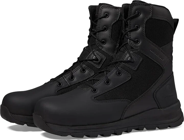 Carhartt Gilmore WP 8 Side Zip Nano Toe Boot Men's Boots Black : 7 D - Medium, Leather