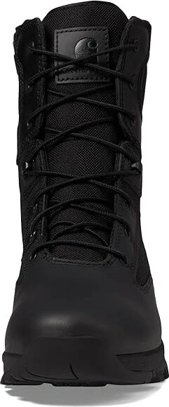 Carhartt Gilmore WP 8 Side Zip Soft Toe Boot Men's Boots Black : 7 D - Medium, Leather - Image 2