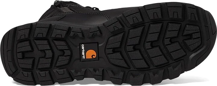 Carhartt Gilmore WP 8 Side Zip Soft Toe Boot Men's Boots Black : 7 D - Medium, Leather - Image 3