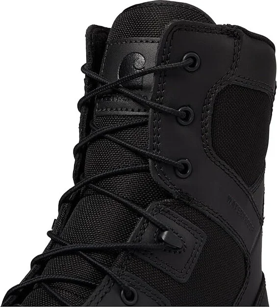 Carhartt Gilmore WP 8 Side Zip Soft Toe Boot Men's Boots Black : 7 D - Medium, Leather - Image 5