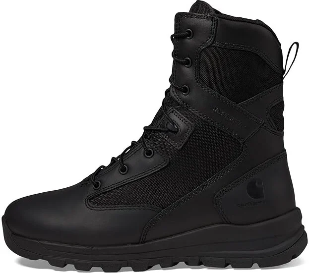 Carhartt Gilmore WP 8 Side Zip Soft Toe Boot Men's Boots Black : 7 D - Medium, Leather - Image 6