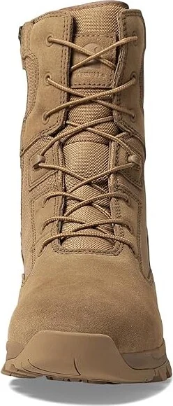 Carhartt Gilmore WP 8 Side Zip Soft Toe Boot Men's Boots Coyote Suede : 7 D - Medium, Leather - Image 2