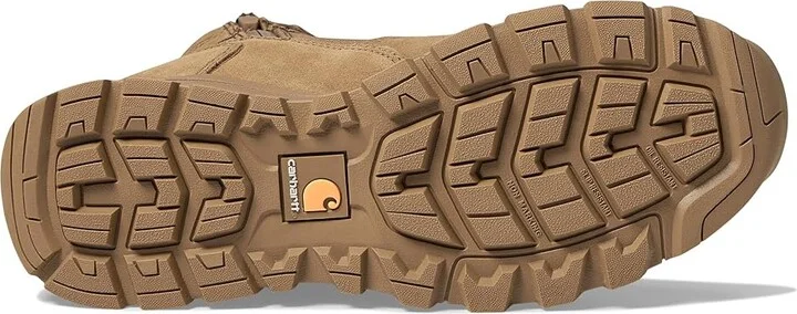 Carhartt Gilmore WP 8 Side Zip Soft Toe Boot Men's Boots Coyote Suede : 7 D - Medium, Leather - Image 3