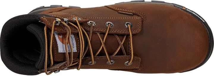 Carhartt Ground Force 6 Waterproof Comp Toe Men's Shoes Bison Brown/Oil Tan : 11.5 D - Medium, Leather - Image 2