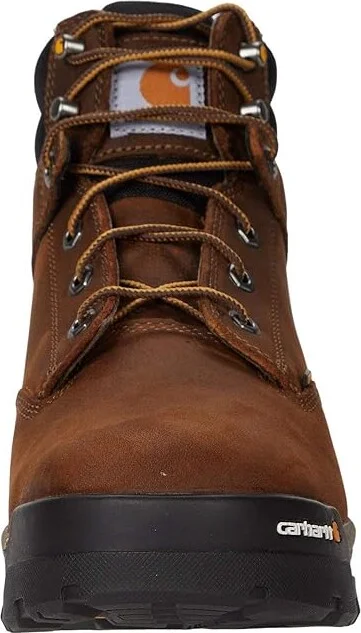 Carhartt Ground Force 6 Waterproof Soft Toe Men's Shoes Bison Brown/Oil Tan : 10.5 D - Medium, Leather - Image 5