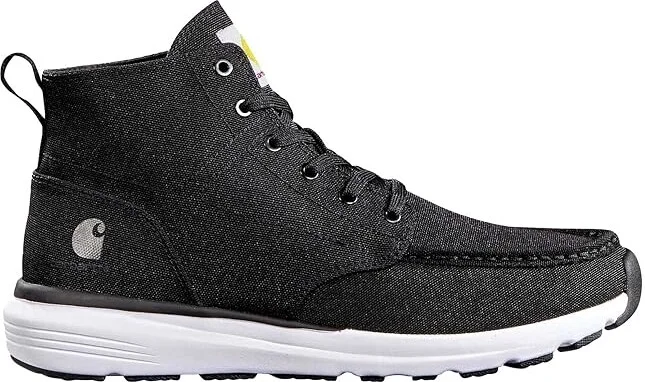 Carhartt Haslett Moc Toe Canvas Chukka Men's Boots Black Lightweight Durable Canvas : 8 D - Medium - Image 6