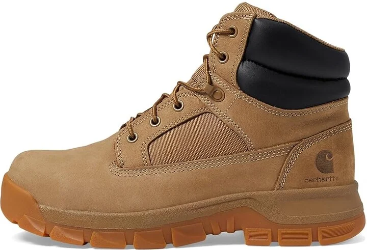 Carhartt Kentwood 6 Steel Toe Work Boot Men's Boots Coyote Nubuck : 8 D - Medium, Leather - Image 6