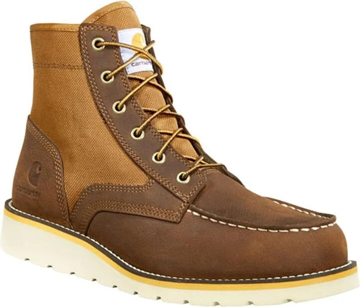 Carhartt Men's Wedge Ankle Work Boot Soft Toe Brown 12 D