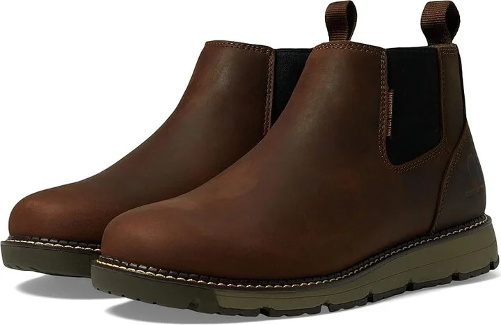 Carhartt Millbrook 4 Romeo Soft Toe Wedge Boot Men's Boots Brown Oil Tanned : 8 D - Medium, Leather
