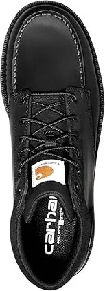 Carhartt Millbrook 5 Moc Soft Toe Wedge Boot Men's Boots Black/Black : 9 D - Medium, Leather - Image 2