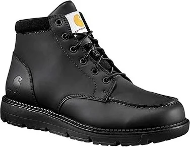Carhartt Millbrook 5 Moc Soft Toe Wedge Boot Men's Boots Black/Black : 9 D - Medium, Leather