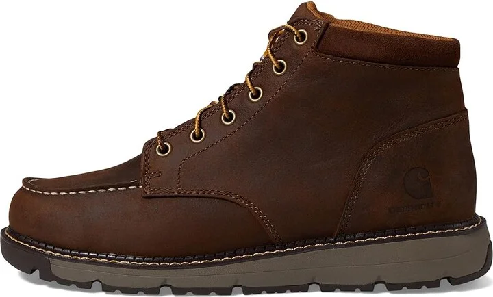 Carhartt Millbrook 5 Moc Soft Toe Wedge Boot Men's Boots Dark Bison Oil Tanned : 10 D - Medium, Leather - Image 5