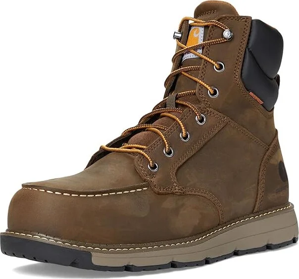 Carhartt Millbrook 6 Waterproof Nano Toe Wedge Boot Cowboy Boots Mossy Brown : 9.5 D - Medium, Leather - Image 5