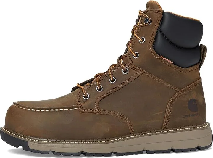 Carhartt Millbrook 6 Waterproof Nano Toe Wedge Boot Cowboy Boots Mossy Brown : 9.5 D - Medium, Leather - Image 6