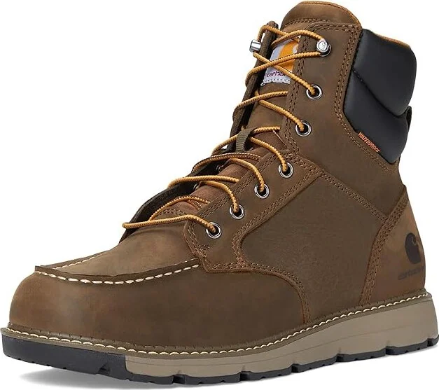 Carhartt Millbrook 6 Waterproof Wedge Boot Cowboy Boots Mossy Brown : 13 D - Medium, Leather - Image 5