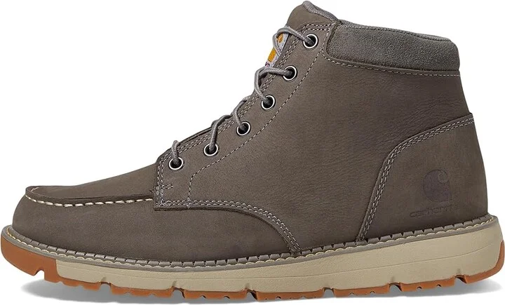 Carhartt Millbrook Moc Toe Wedge Boot Men's Boots Grey : 14 D - Medium, Leather - Image 6