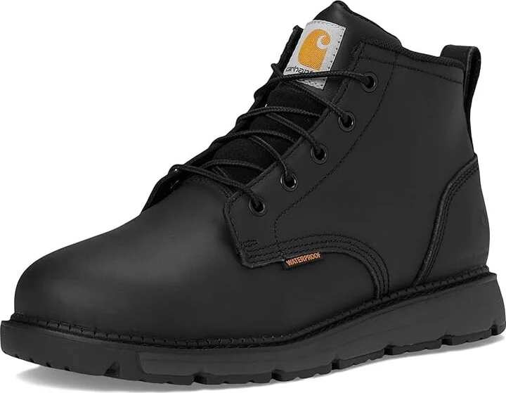 Carhartt Millbrook Waterproof 5 Steel Toe Wedge Work Boot Men's Boots Black Oil Tanned : 8 D - Medium, Leather - Image 5