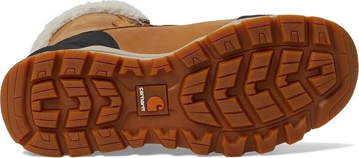 Carhartt Pellston WP Ins. 8 Winter Boot Women's Boots Light Brown Oil Nubuck : 6 B - Medium, Leather - Image 3