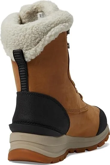 Carhartt Pellston WP Ins. 8 Winter Boot Women's Boots Light Brown Oil Nubuck : 6 B - Medium, Leather - Image 4