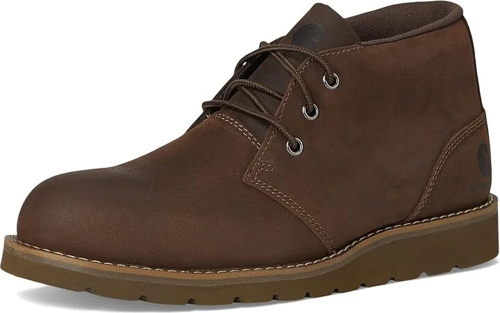 Carhartt Plain Toe Wedge Chukka Men's Hiking Boots Dark Brown : 9.5 E - Wide, Leather - Image 5