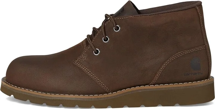 Carhartt Plain Toe Wedge Chukka Men's Hiking Boots Dark Brown : 9.5 E - Wide, Leather - Image 6