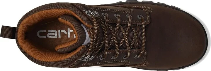 Carhartt Rugged Flex 6 Waterproof Soft Toe Men's Shoes Chocolate Brown Oil Tanned : 8 D - Medium, Leather/Textile - Image 2