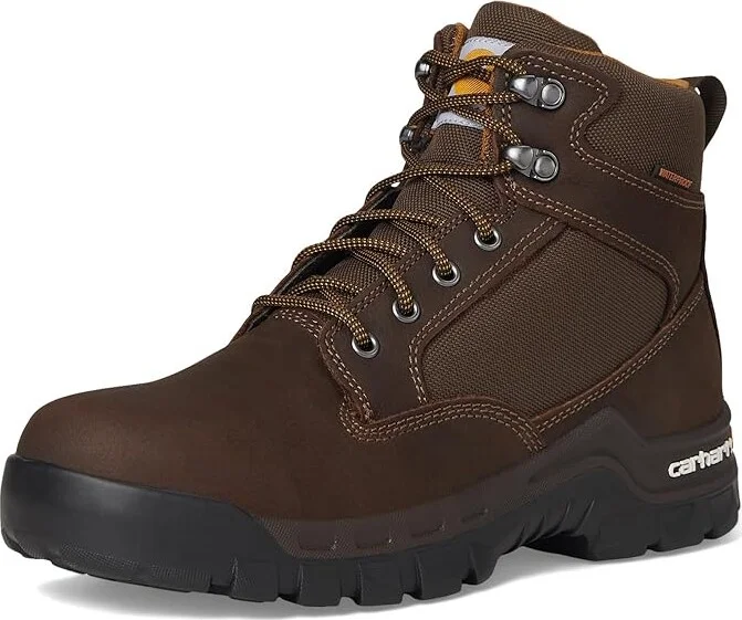 Carhartt Rugged Flex 6 Waterproof Soft Toe Men's Shoes Chocolate Brown Oil Tanned : 8 D - Medium, Leather/Textile - Image 5