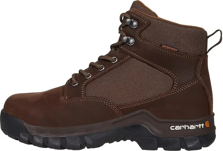 Carhartt Rugged Flex 6 Waterproof Steel Toe Men's Shoes Chocolate Brown Oil Tanned : 8 D - Medium, Leather - Image 6