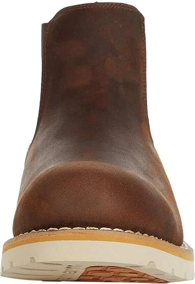 Carhartt Wedge 5 Chelsea Pull-On Boot Soft Toe Men's Shoes Dark Bison Oil Tanned : 8 D - Medium, Leather - Image 5