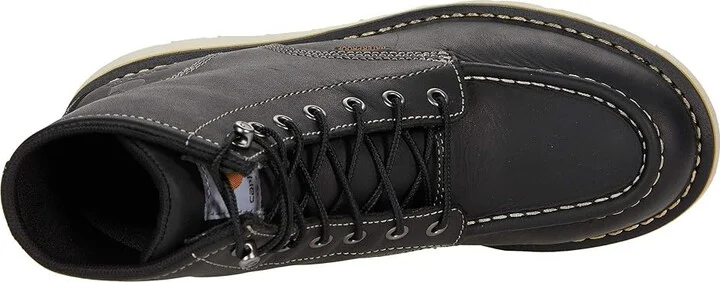 Carhartt Wedge 6 Waterproof Soft Toe Women's Shoes Black Oil Tanned : 8 D - Wide, Leather - Image 2