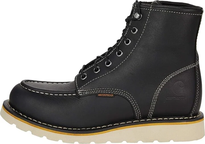 Carhartt Wedge 6 Waterproof Soft Toe Women's Shoes Black Oil Tanned : 8 D - Wide, Leather - Image 6