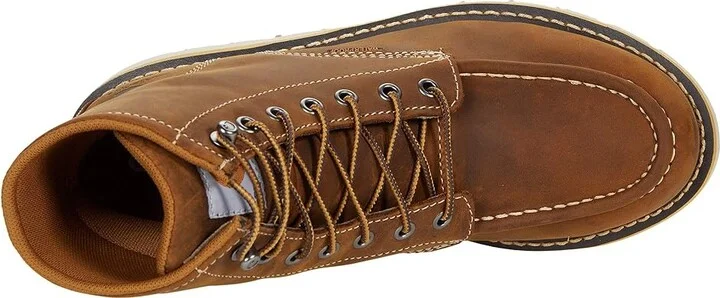 Carhartt Wedge 6 Waterproof Soft Toe Women's Shoes Dark Bison Oil Tanned : 8.5 D - Wide, Leather - Image 2