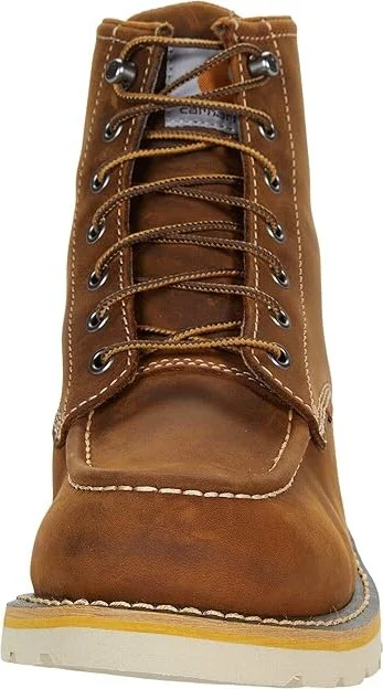 Carhartt Wedge 6 Waterproof Soft Toe Women's Shoes Dark Bison Oil Tanned : 8.5 D - Wide, Leather - Image 5