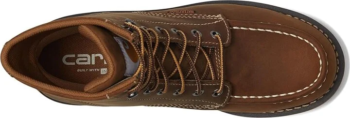 Carhartt Wedge 6 Waterproof Steel Toe Women's Shoes Light Brown : 11 D - Wide, Leather - Image 2