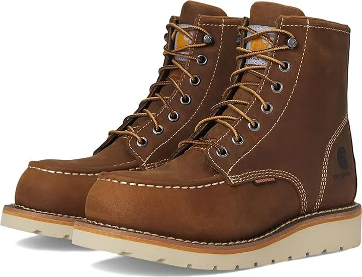 Carhartt Wedge 6 Waterproof Steel Toe Women's Shoes Light Brown : 11 D - Wide, Leather