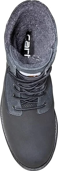 Carhartt WP 8 Ins. Wedge Fold Down Winter Boot Women's Boots Dark Grey Nubuck : 6 B - Medium, Leather/Textile - Image 2