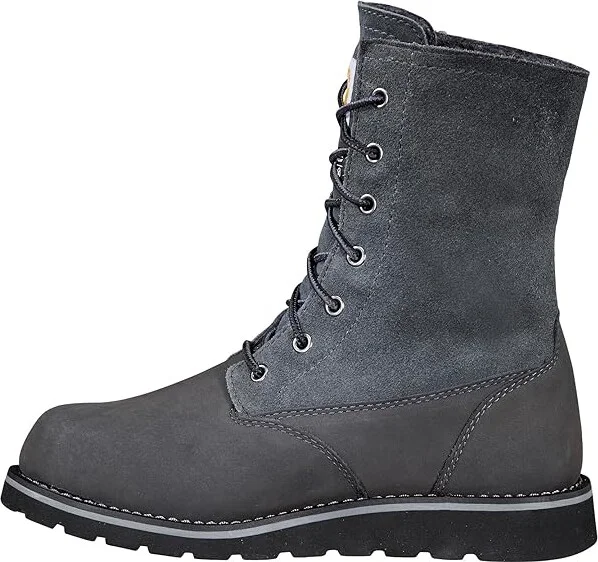 Carhartt WP 8 Ins. Wedge Fold Down Winter Boot Women's Boots Dark Grey Nubuck : 6 B - Medium, Leather/Textile - Image 6