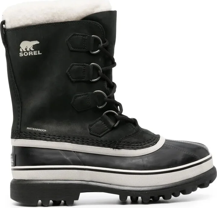 Caribou lace-up snow boots