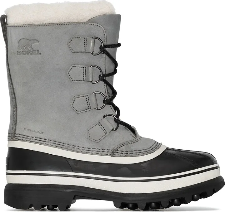 Caribou leather boots