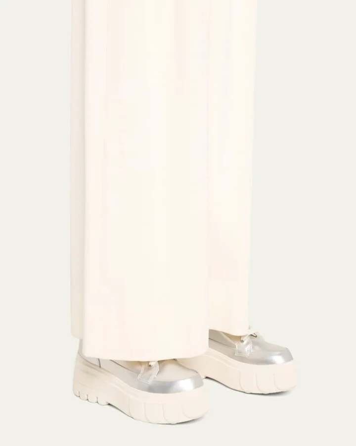 Caribou Leather Chunky Sneakers - Image 2