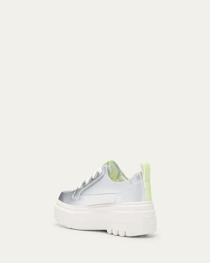 Caribou Leather Chunky Sneakers - Image 5