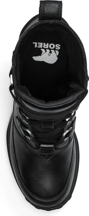 Caribou X Waterproof Lace-Up Block Heel Bootie - Image 4